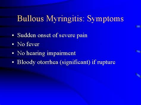Bullous Myringitis Antibiotic Treatment Quotes Update Viral