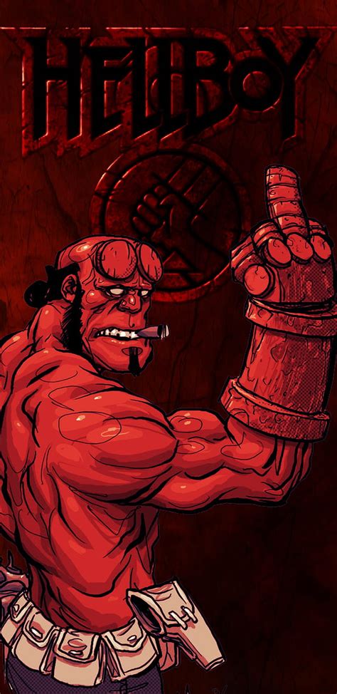 1920x1080px 1080p Free Download Hellboy Drawing Hd Phone Wallpaper