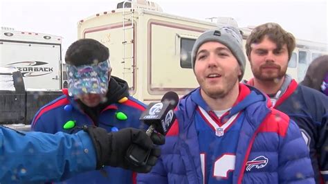 Bills Fans Brave The Cold Youtube