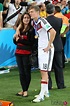 Toni Kroos y su novia Jessica Farber en la final del Mundial de Brasil ...