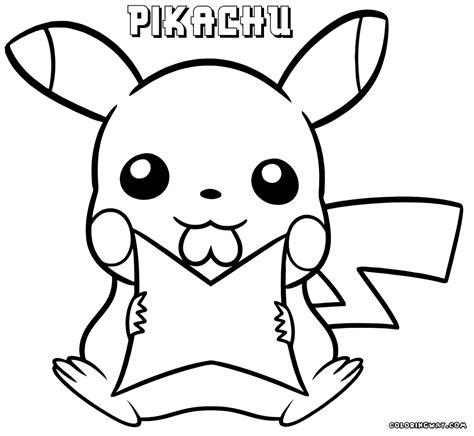 Coloring pages pikachu and other pokemon, 100 pieces. Pikachu coloring pages | Coloring pages to download and print