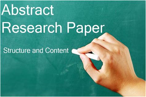 A Students Guide On How To Write An Abstract For A Research Paper With