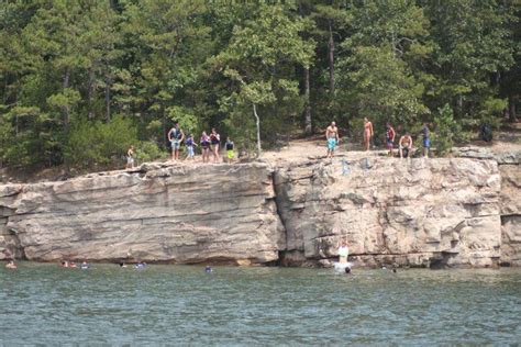 Cliff Jumping At Greers Ferry Lake Places To See Lake Favorite Places