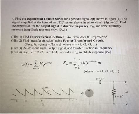 Solved Find The Exponential Fourier Series For A Periodic Chegg Com