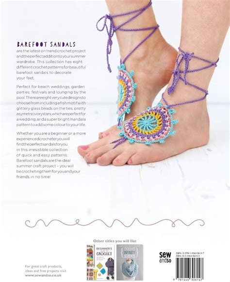 Details 142 Crochet Barefoot Sandals With Beads Vn