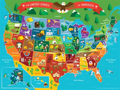 Últimas noticias de estados unidos: Mapa turístico de Estados Unidos - Mapa de Estados Unidos