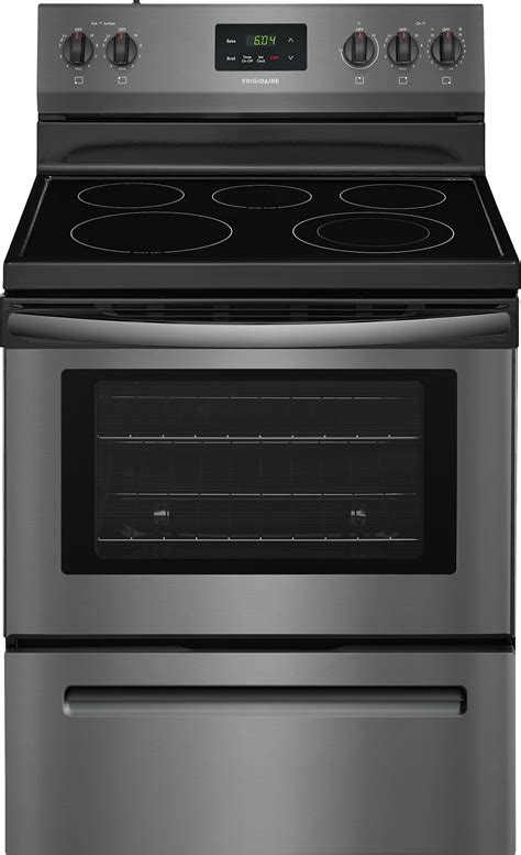 With a wide selection of gas ranges, electric ranges and dual fuel ranges, yale appliance in boston, ma can help you find the perfect range for your kitchen. FFEF3052TD | Frigidaire 30'' Electric Range - Black ...