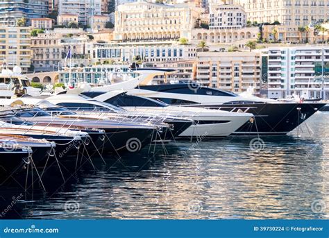 Luxery Yachts In The Monte Carlo Stock Photo Image Of Sail Nautical