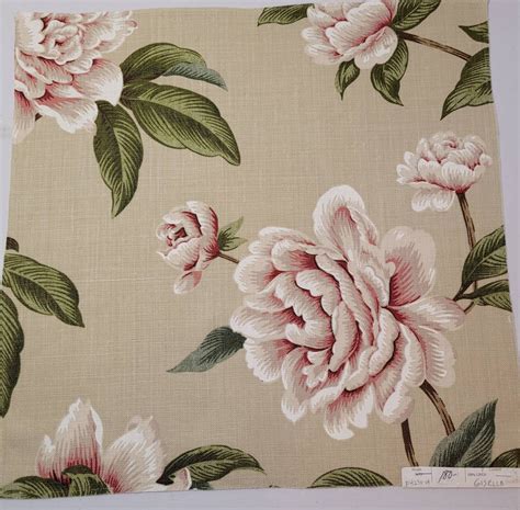 COLEFAX & FOWLER Designer Fabric Sample Remnant GISELLE | Etsy