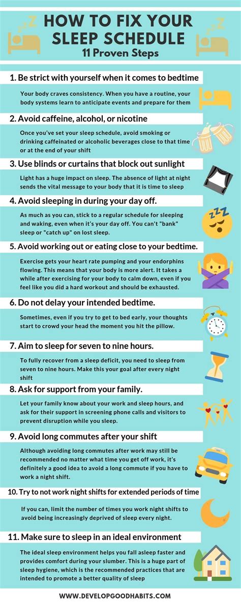 11 Proven Steps To Fix Your Sleep Schedule