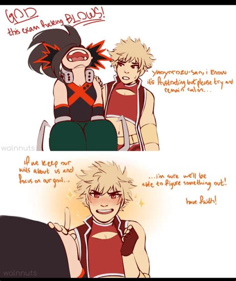 It Has To Be You On Instagram Momo And Bakugo Personality Switch Au