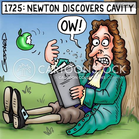 Isaac Newton Cartoons And Comics Funny Pictures From Cartoonstock
