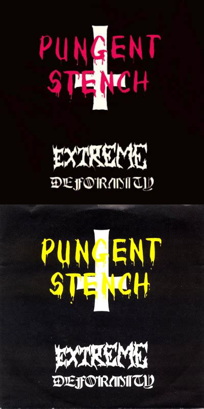 Pungent Stench Extreme Deformity 1989 Sadistic Screams
