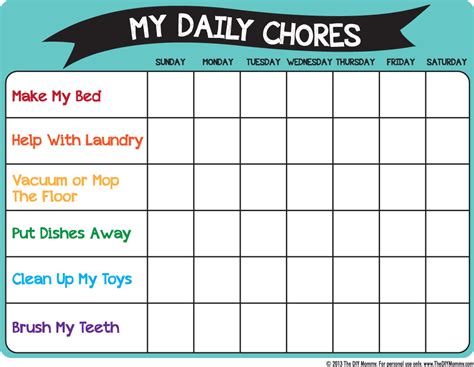 59+ diy chore chart ideas by age, ability & behavior take a look at these super simple do it yourself chore chart ideas and chore board ideas for kids and for multiple kids. Make A Preschool Chore Chart - Free Printable | The DIY Mommy
