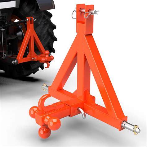 Sulythw 3 Point Hitch 2 Receiver With Towing Ball Hitch