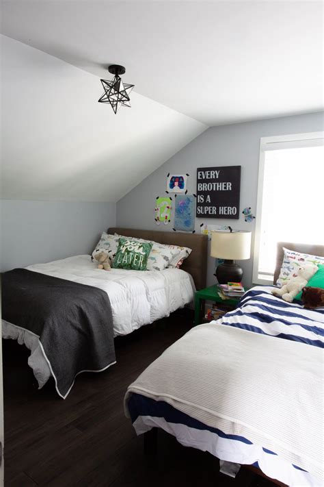 With our gallery of modern teenage boy room decor ideas, it can still be fun. SHARED BOYS BEDROOM FINAL REVEAL | Kids room curtains, Kids interior room, Boy bedroom design