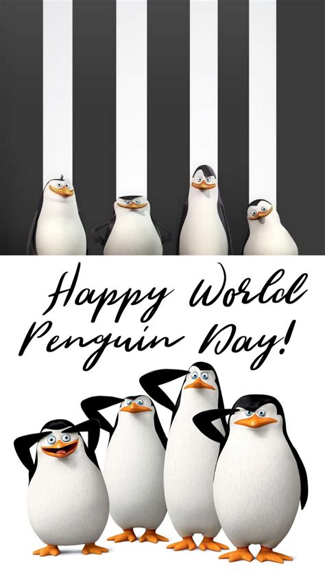 Happy World Penguin Day Penguins Of Madagascar Penguin Day Penguins