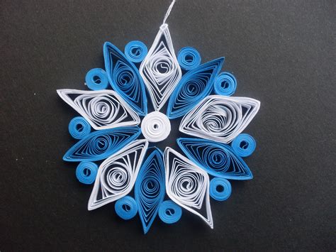 Quilled Snowflake Toilet Paper Roll Art Rolled Paper Art Quilling