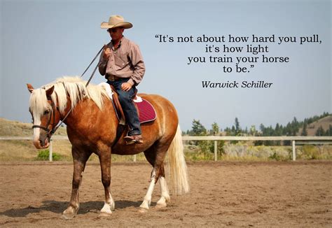 Inspirations Warwick Schiller Inspirational Horse Quotes Horse