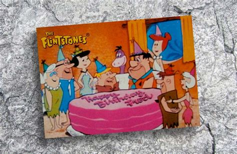 1993 Cardz Flintstones Checklist Trading Cards Details Box Info