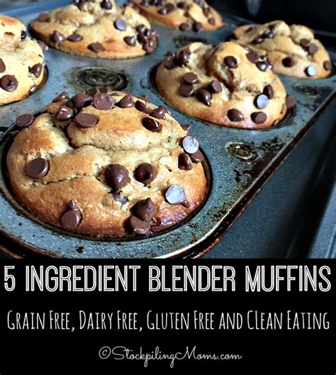 · 5 ingredient blender muffins recipe tastes so good and it is grain free, dairy free, gluten free and clean eating making it the perfect choice for breakfast or an afternoon snack! 5 Ingredient Blender Muffins