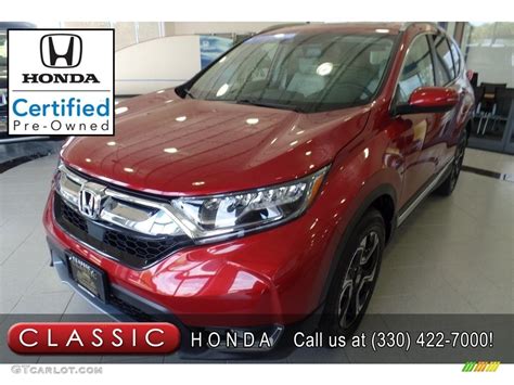 2018 Molten Lava Pearl Honda Cr V Touring Awd 129789925