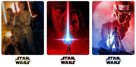 The Last Jedi The Force Awakens Star Wars Sequel Trilogy Poster The