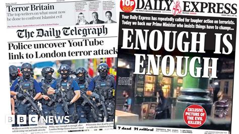Newspaper Headlines London Attack Dominates Front Pages