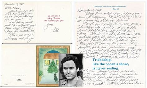 Christmas Card From Serial Killer Ted Bundy Goes On Sale Daily Mail