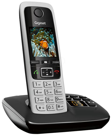 GIGASET C430A: DECT Telefon, 1 Mobilteil, AB, schwarz bei reichelt elektronik