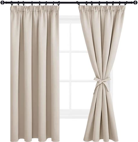 Dwcn Blackout Curtains For Bedroom Thermal Insulated Room Darkening