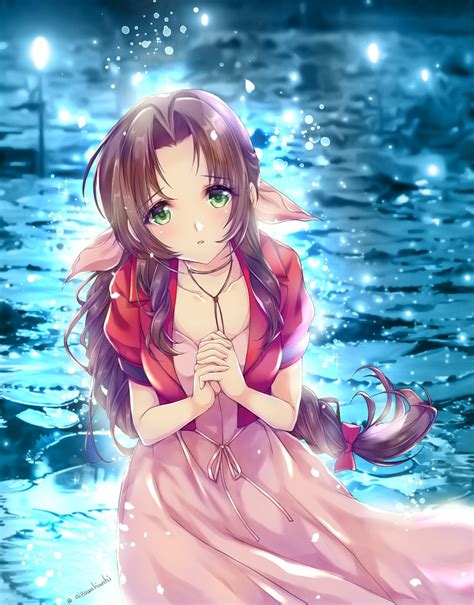 Aerith Gainsborough Final Fantasy And More Drawn By Aizawa Hiroshi