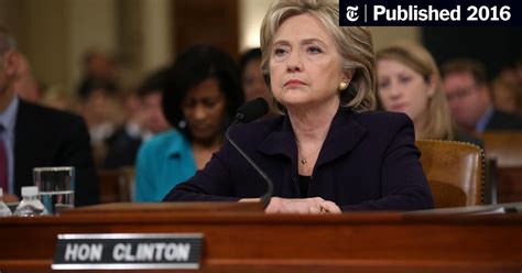 Gop Seeks Criminal Inquiry Of Hillary Clintons Testimony To