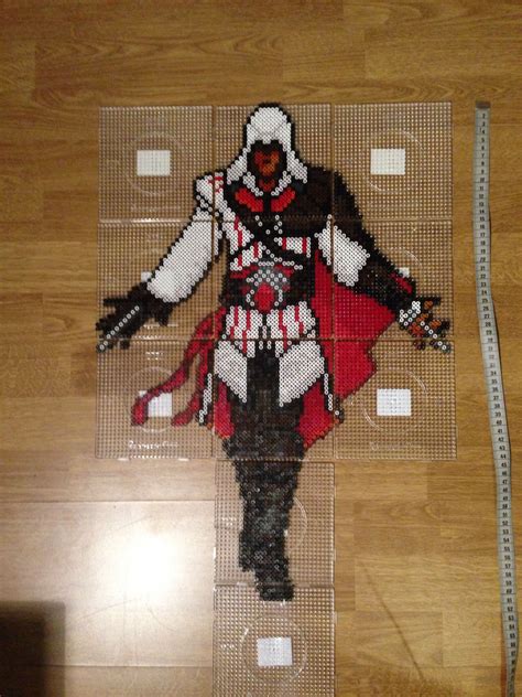 Ezio Assassin S Creed Hama Perler Beads Perler Beads Designs Bead My