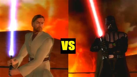 Obi Wan Vs Darth Vader Star Wars Revenge Of The Sith Youtube