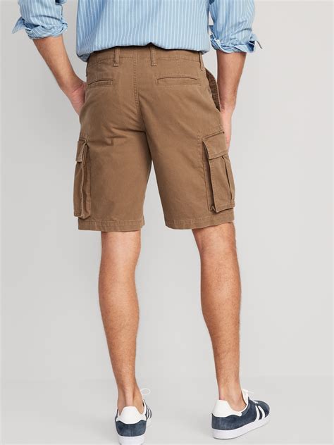 relaxed lived in cargo shorts for men 10 inch inseam old navy