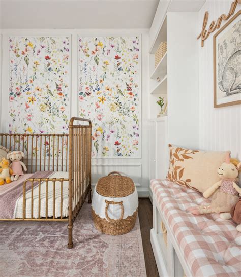 Diy Framed Wallpaper Panels In Gorgeous Nursery Project Nursery