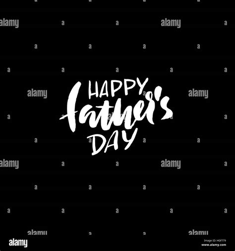 Happy Father S Day Inscription Vector Illustration Father S Day Greeting Card Logo Template