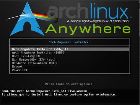 Lite установка Arch Linux