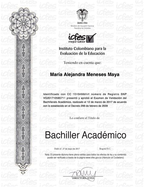Diploma De Bachiller En Colombia Hot Sex Picture