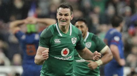 France Ireland Johnny Sexton Drop Goal Beats Les Bleus In Dead Time Rugby Union News