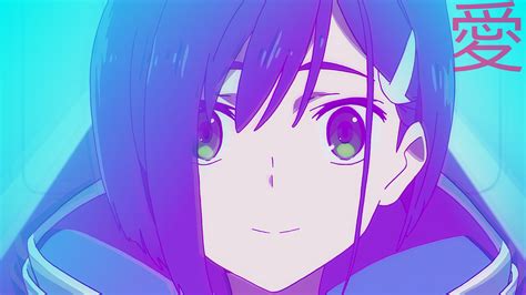 Anime Aesthetic Girl Blue
