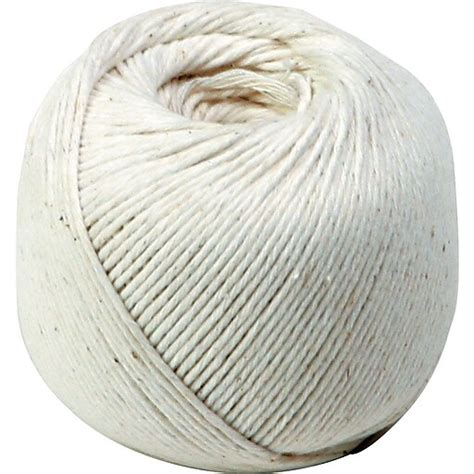 White Cotton String In Ball 400 Feet 10 Ply Staples
