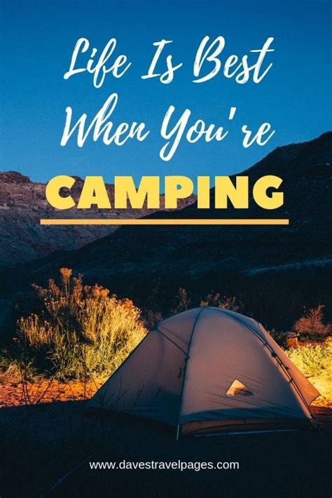 100 Best Camping Quotes And Camping Sayings For Outdoor Nights