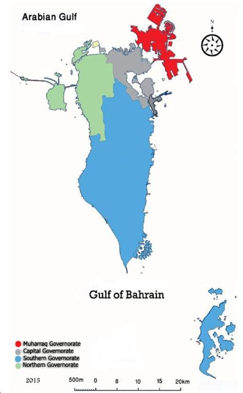The Four Governorates Of The Kingdom Of Bahrain Download Scientific