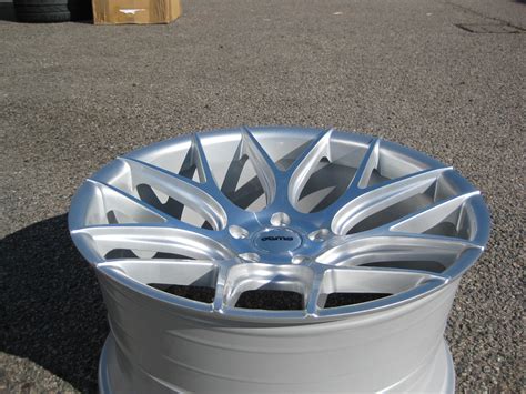 New 20 Oems Fs6 Y Spoke Concave Alloy Wheels In Silver With Polished
