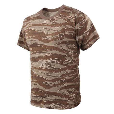 Rothco Desert Tiger Stripe Camo Camouflage T Shirt Walmart Com