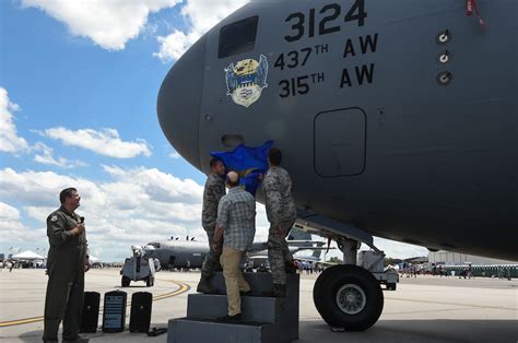 First Jb Charleston C 17s Receive Nose Art Embrace Heritage Joint