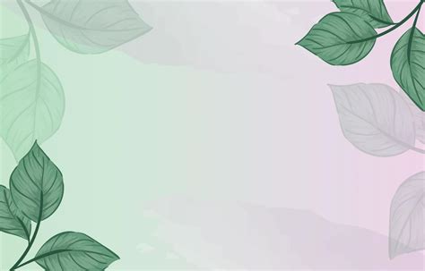 Green Leaves Pastel Color Background 5689515 Vector Art At Vecteezy