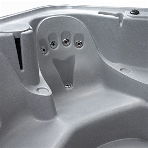 Essential Hot Tubs 24 Jet Waterfront Hot Tub Seats 5 6 Gray Granite